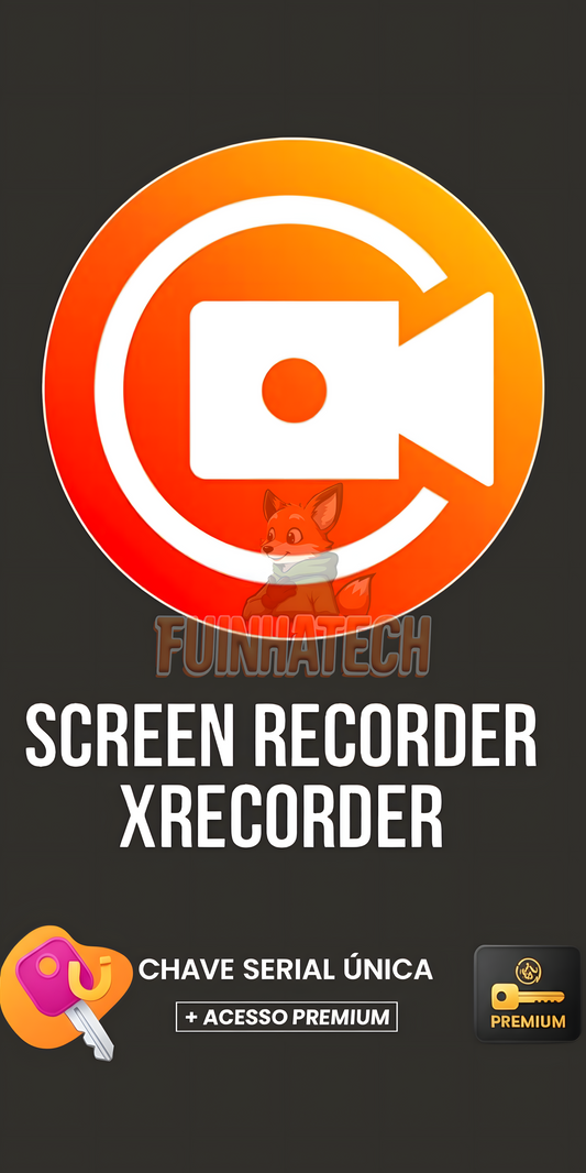 Gravador de tela - XRecorder | Licença digital