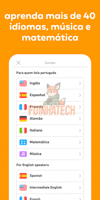 Duolingo: Inglês e muito mais! | Licença digital